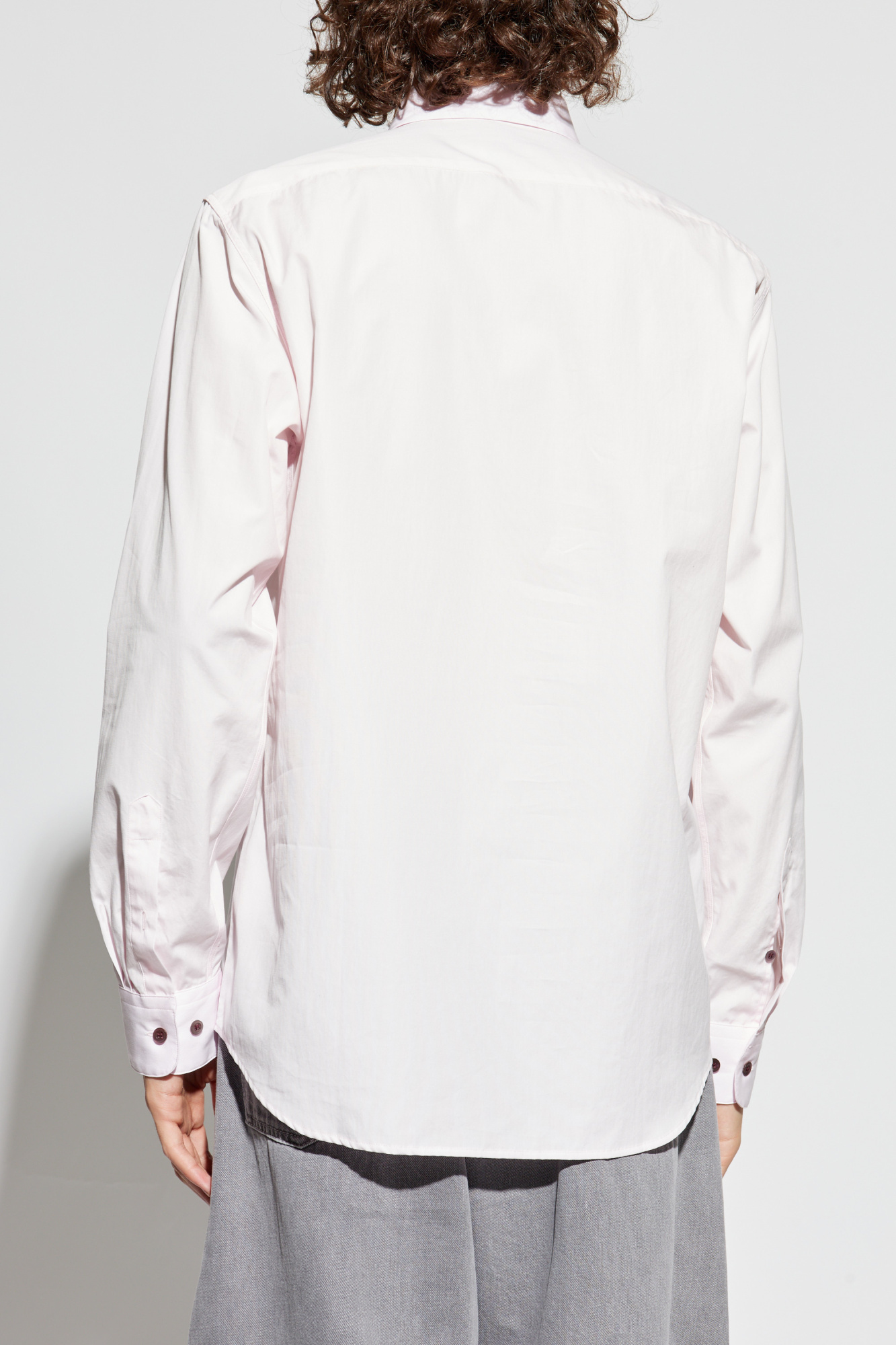 Pink Shirt with logo Dries Van Noten - Vitkac VC